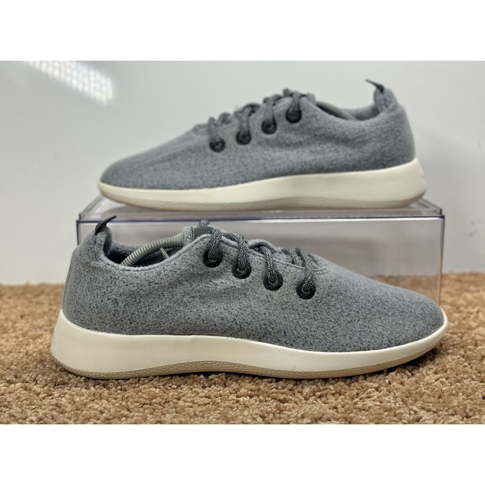 ALLBIRDS Merino Wool Runner Sz 9 Diablo Gray Running Walking Shoes Sneakers EUC